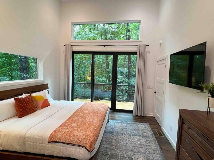 Вілла Modern Mountain Getaway With Hot Tub, Fire Pit Sautee Nacoochee Екстер'єр фото